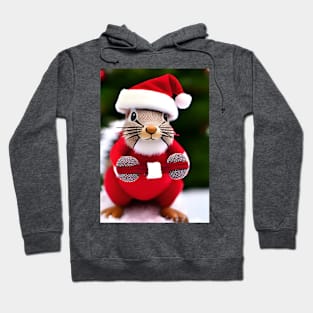 COLD FATHER XMAS SQUIRREL Hoodie